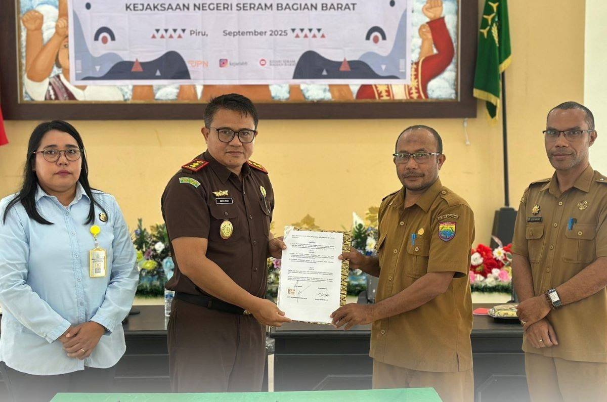 Penandatanganan Perjanjian Kerja Sama (PKS) dengan Kejaksaan Negeri Seram Bagian Barat